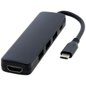Loop RCS multimedieadapter USB 2.0–3.0 av återvunnen plast med HDMI-port