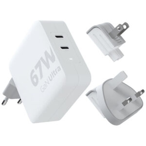 Xtorm XVC2067 GaN Ultra 67 W reseladdare med 100 W USB-C PD-kabel