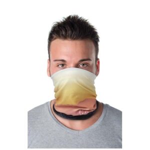 Zoya sublimerad multiscarf med fållar och fleecelager i RPET