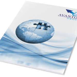 Desk-Mate® A4 anteckningsblock med skyddsomslag